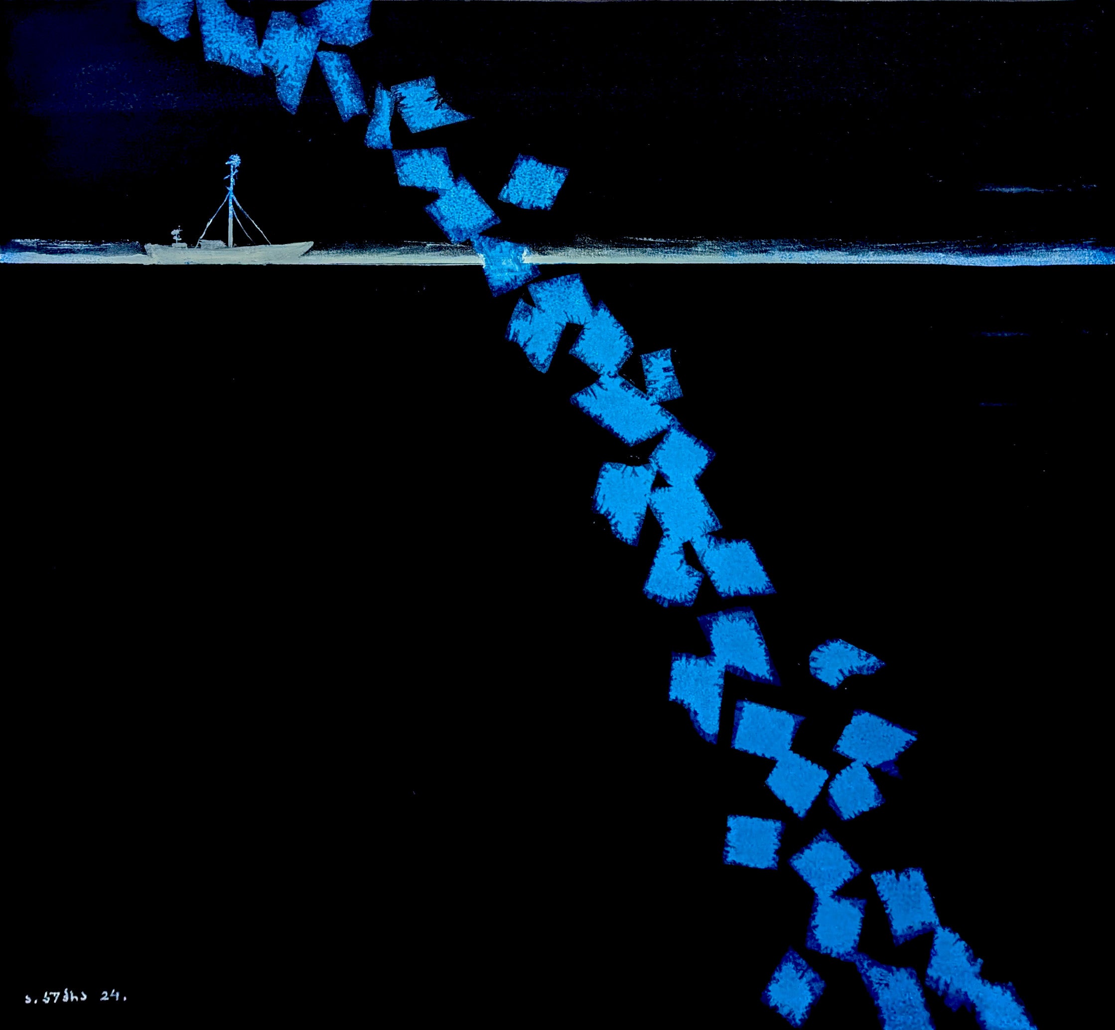 The Blue Diagonal